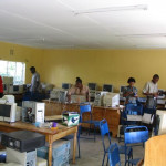 Setting up computer classroom at Ilkiding'a Secondary School